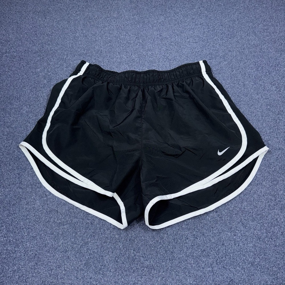 Nike Shorts Womens M Black Dri Fit Tempo Running Lined Active Run 831558-011